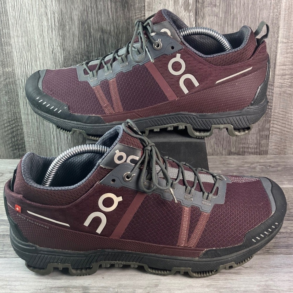 On Running Cloudventure Trail Shoes Womens 10.5 Ox Mulberry Burgundy Sneakers